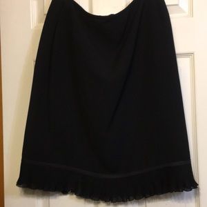 Casual Corner blk skirt
